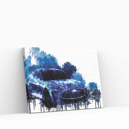 2018 Infiniti Q Inspiration Concept Canvas Wall Art - Y Canvas