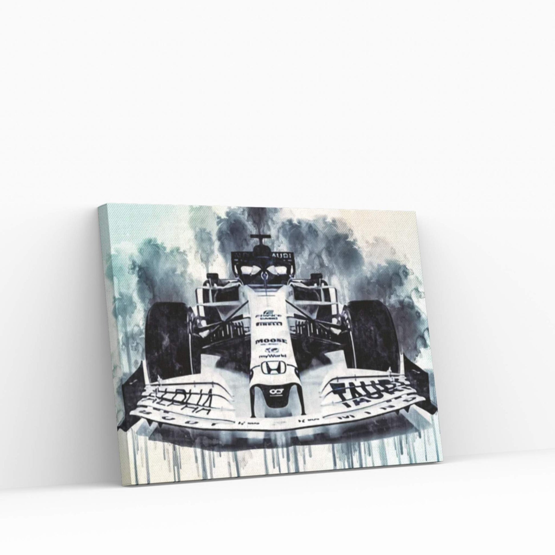 Alphatauri AT01 2020 F1 Formula 1 Front View Canvas Wall Art - Y Canvas