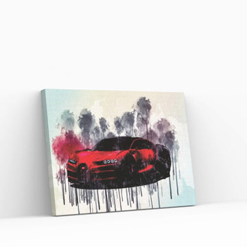 Bugatti Chiron Sport 2019 Hypercar Tuning Canvas Wall Art - Y Canvas