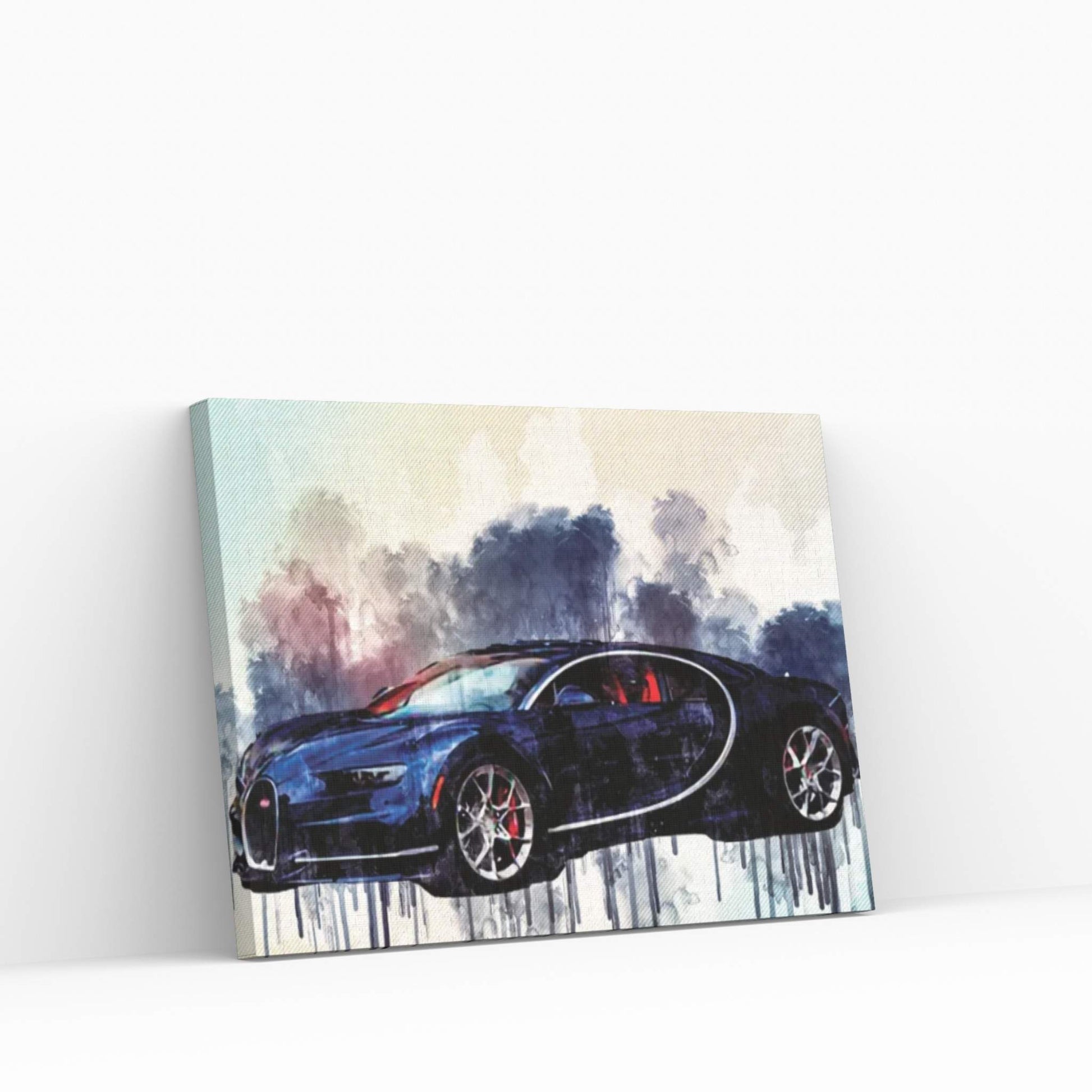 Bugatti Chiron 2018 Hypercar Sports Luxury Cars Canvas Wall Art - Y Canvas