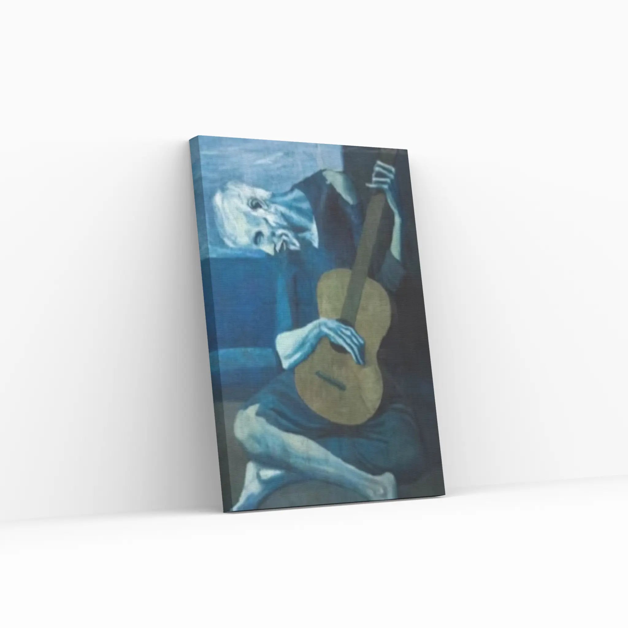 Pablo Picasso Canvas Art, The Old Guitarist Exhibition Canvas Wall Art Poster Wall Hanging Pablo Picasso Print - Y Canvas