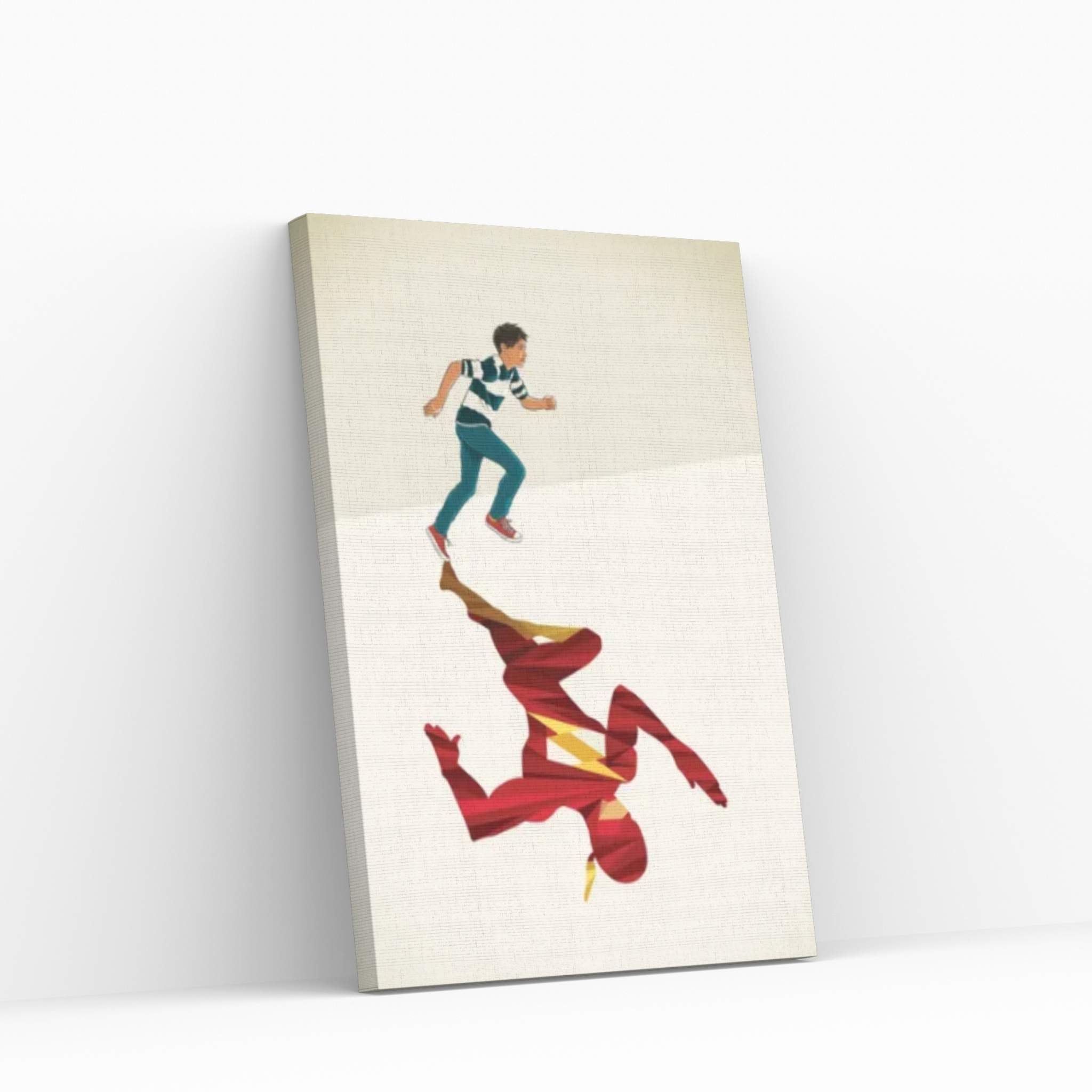 Scarlet Speedster 2 Canvas Wall Art - Y Canvas