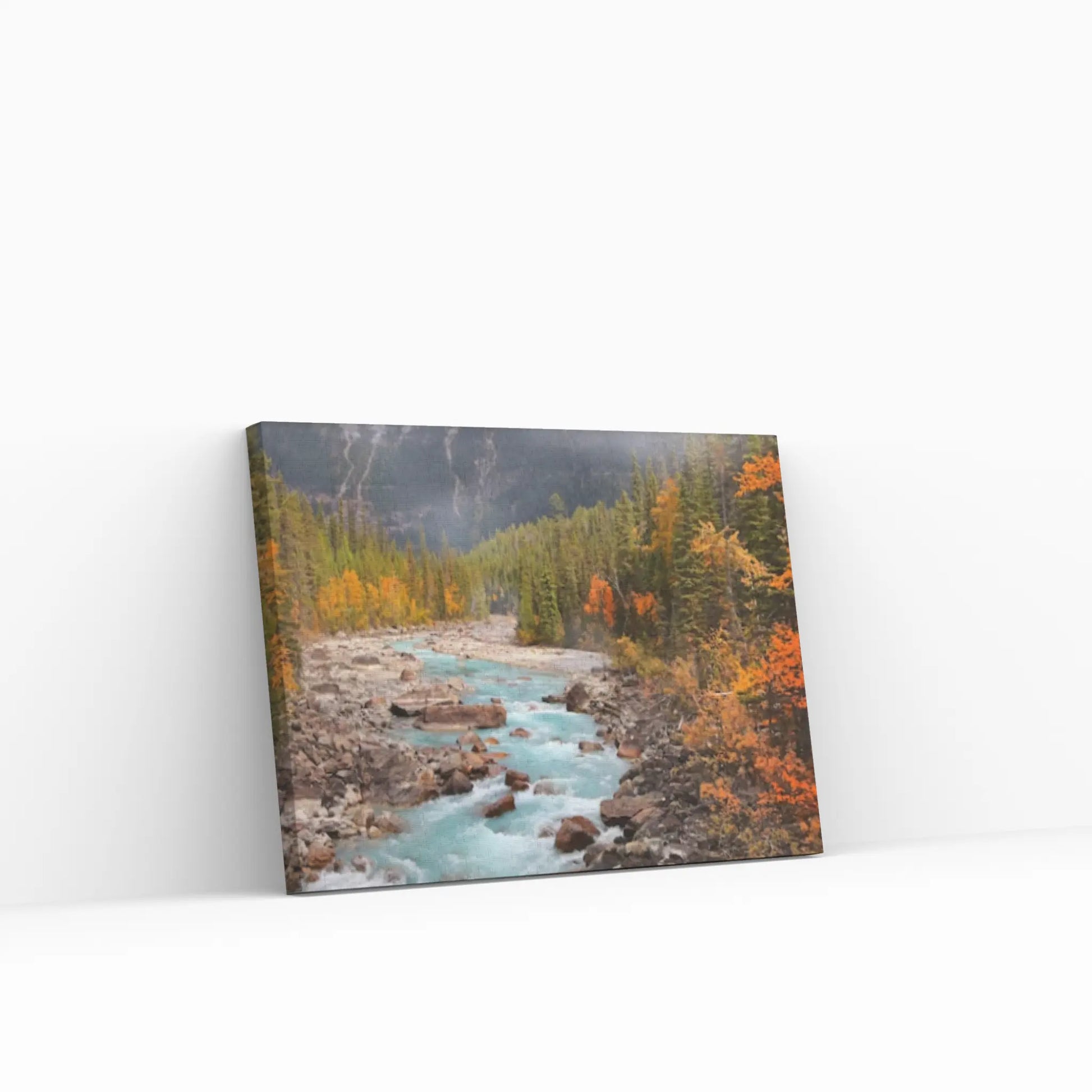 Autumn Landscape Canvas Wall Art Decor, Autumn Landscape Art Canvas, Autumn Printed, Forest Landscape Canvas Art - Y Canvas