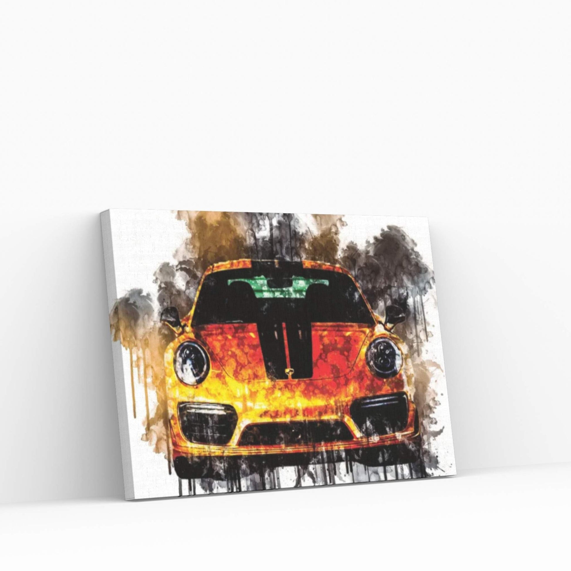 Car 2018 Porsche 911 Turbo S Exclusive Series Canvas Wall Art - Y Canvas