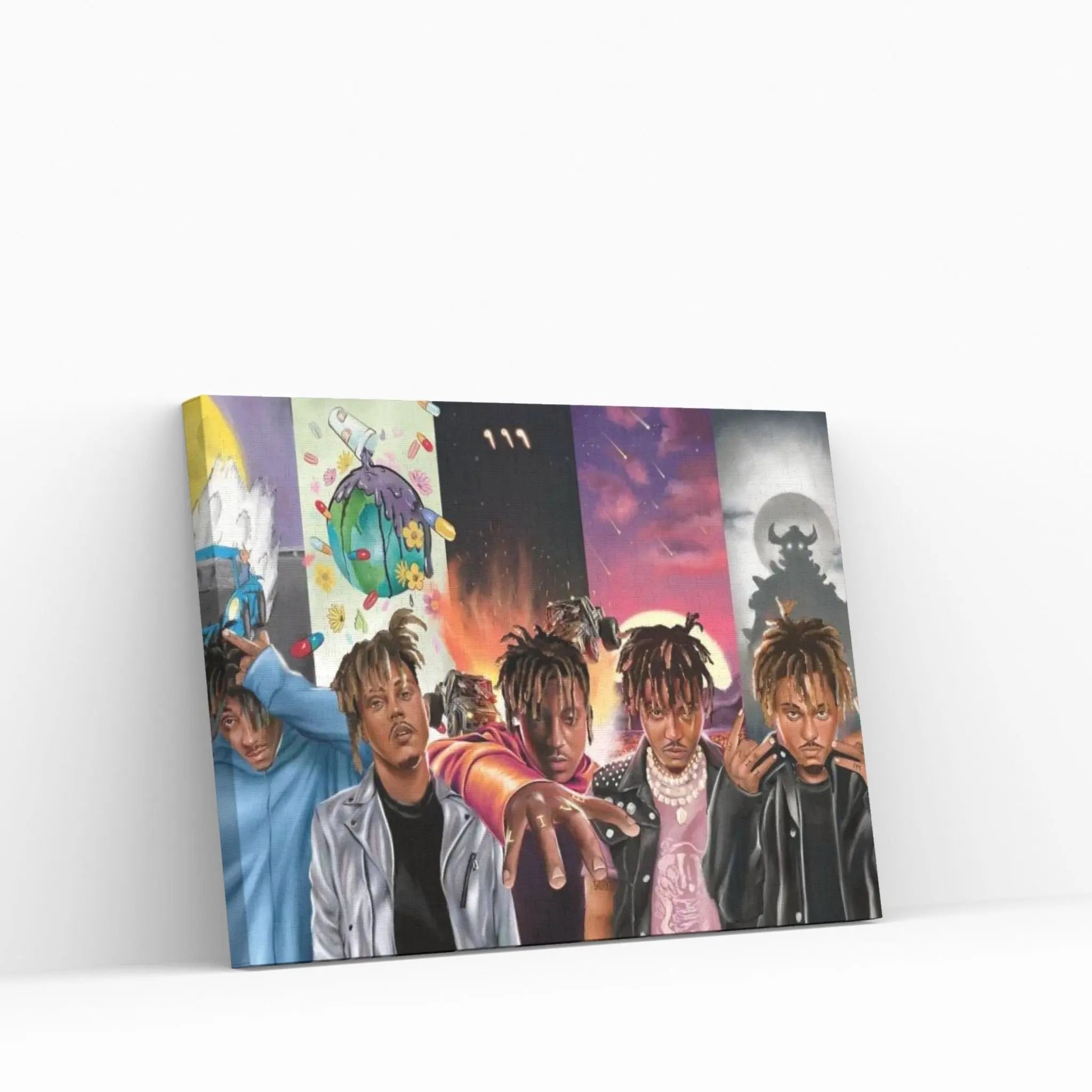 Evolution Of Juice Wrld Canvas Wall Art - Y Canvas