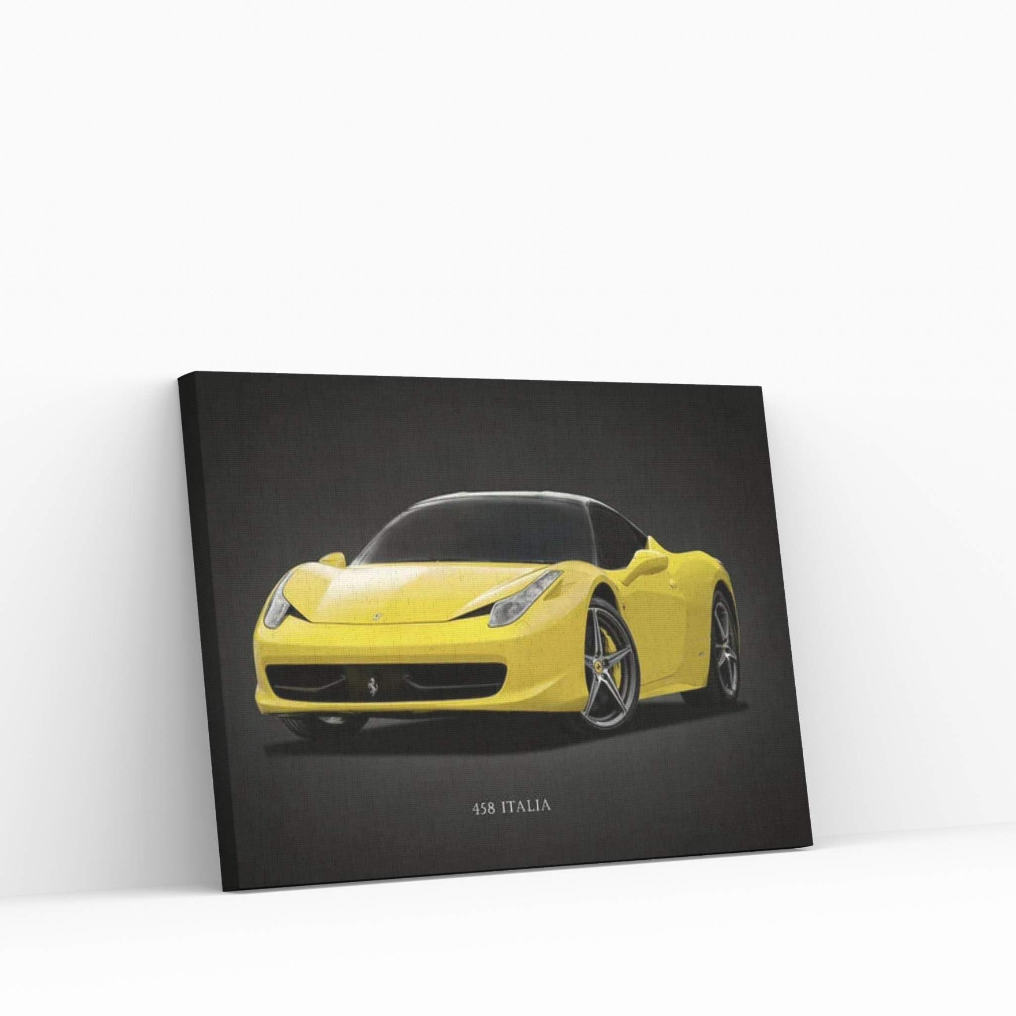 Ferrari 458 Italia Canvas Wall Art - Y Canvas