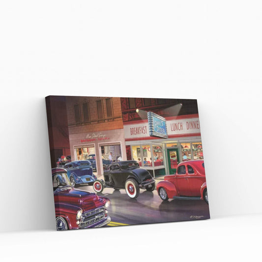 Phil's Diner Canvas Wall Art - Y Canvas