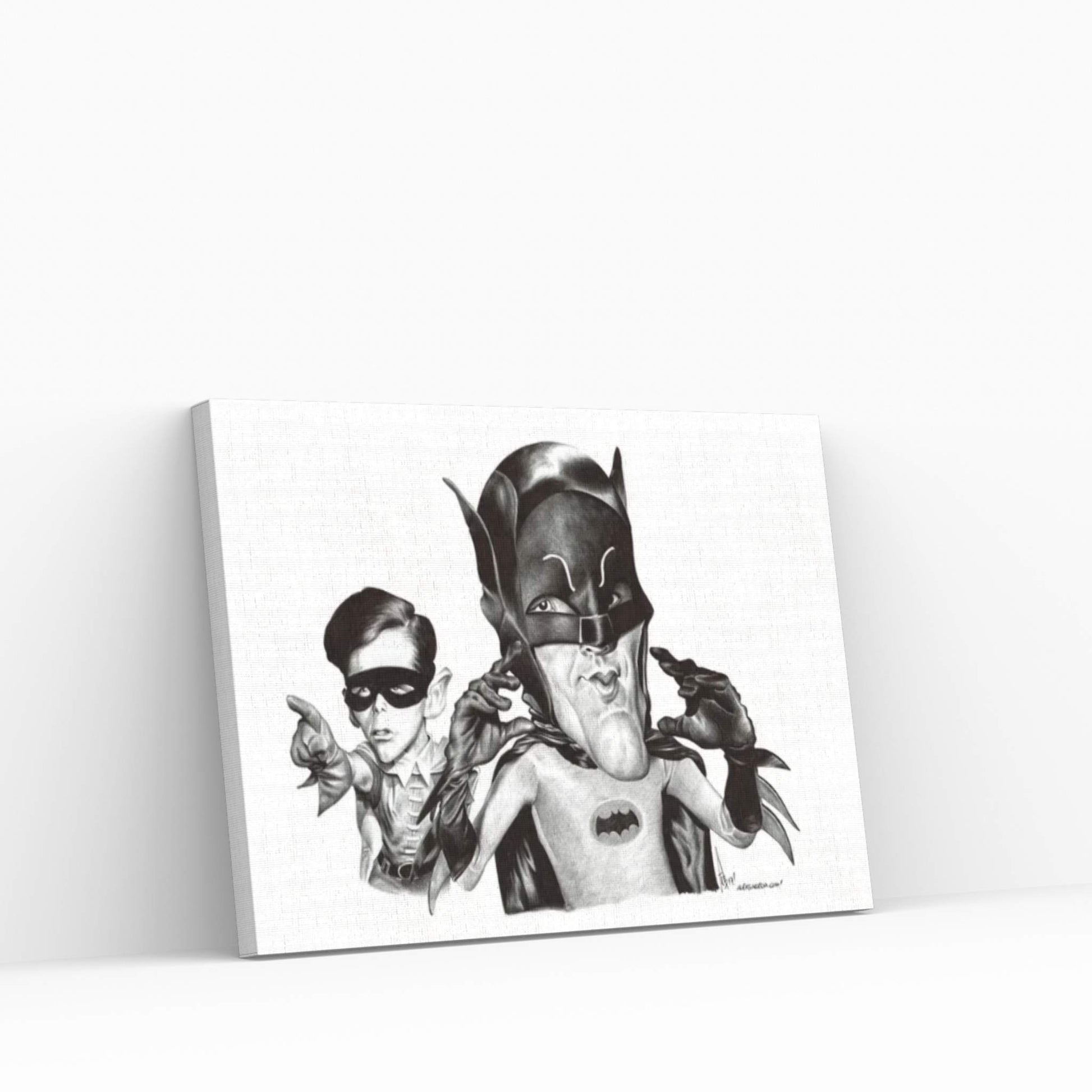 Batman And Robin Canvas Wall Art - Y Canvas