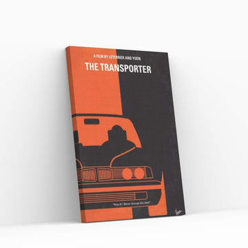 The Transporter Minimal Movie Poster Canvas Wall Art - Y Canvas