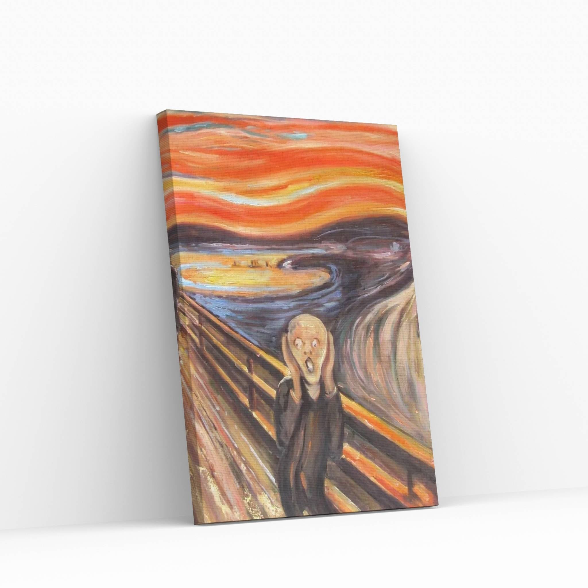 The Scream Canvas Wall Art - Y Canvas