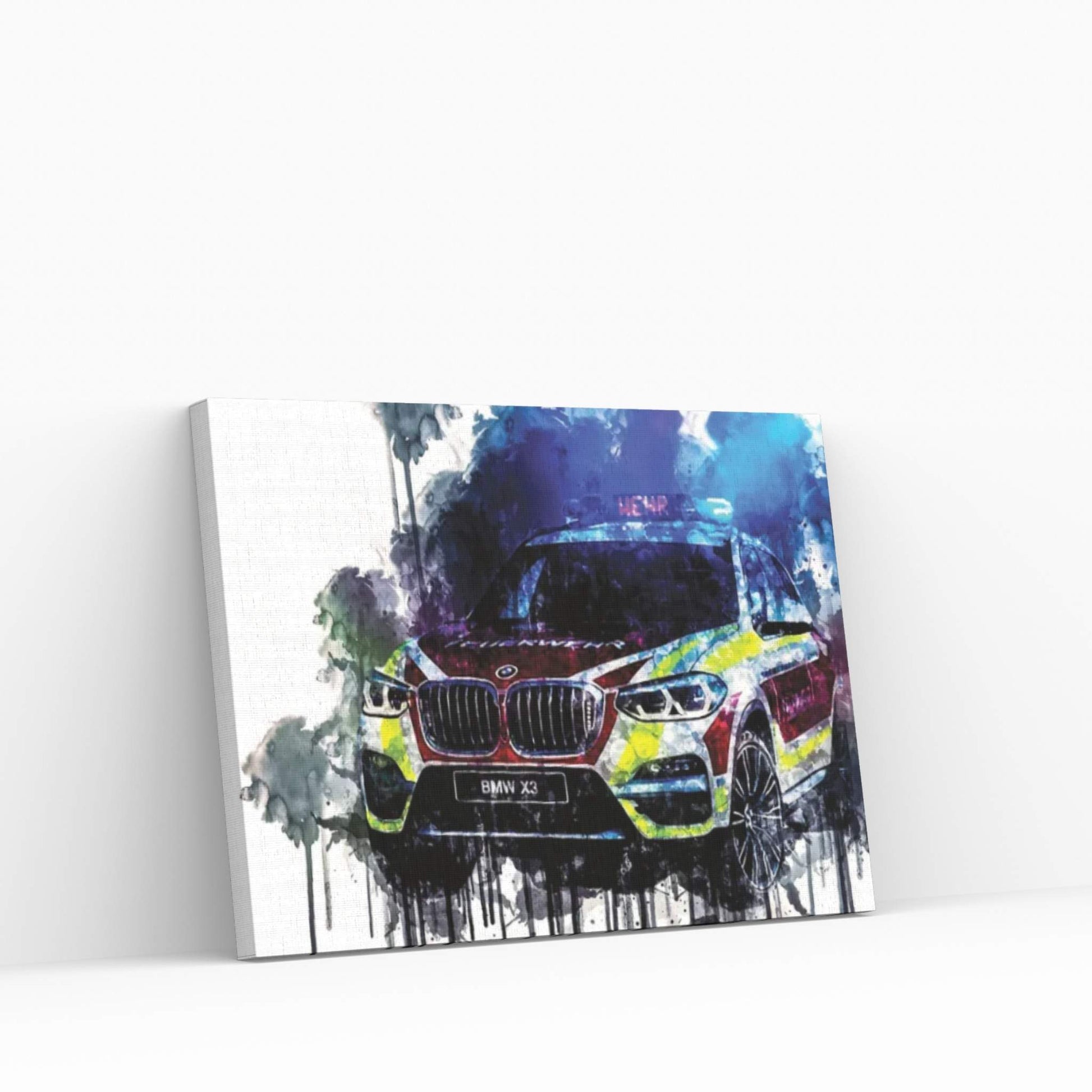 2018 BMW X3 xDrive20d Feuerwehr Canvas Wall Art - Y Canvas