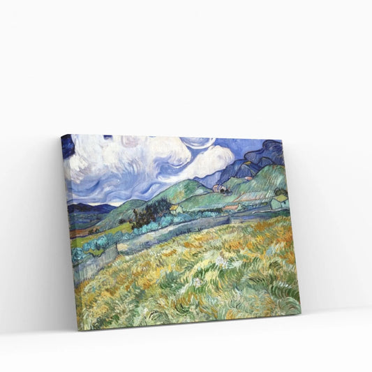 Landscape at Saint-Remy Canvas Wall Art - Y Canvas