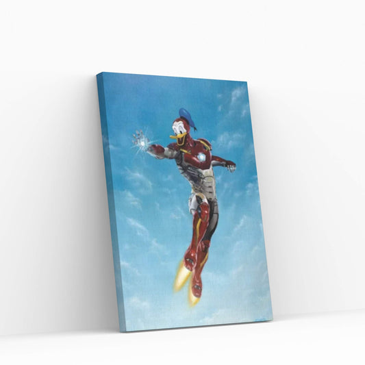 Iron Duck Canvas Wall Art - Y Canvas