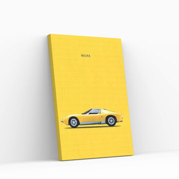 1972 Lamborghini Miura Canvas Wall Art - Y Canvas