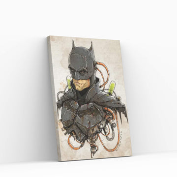 Rusty Batman Canvas Wall Art - Y Canvas