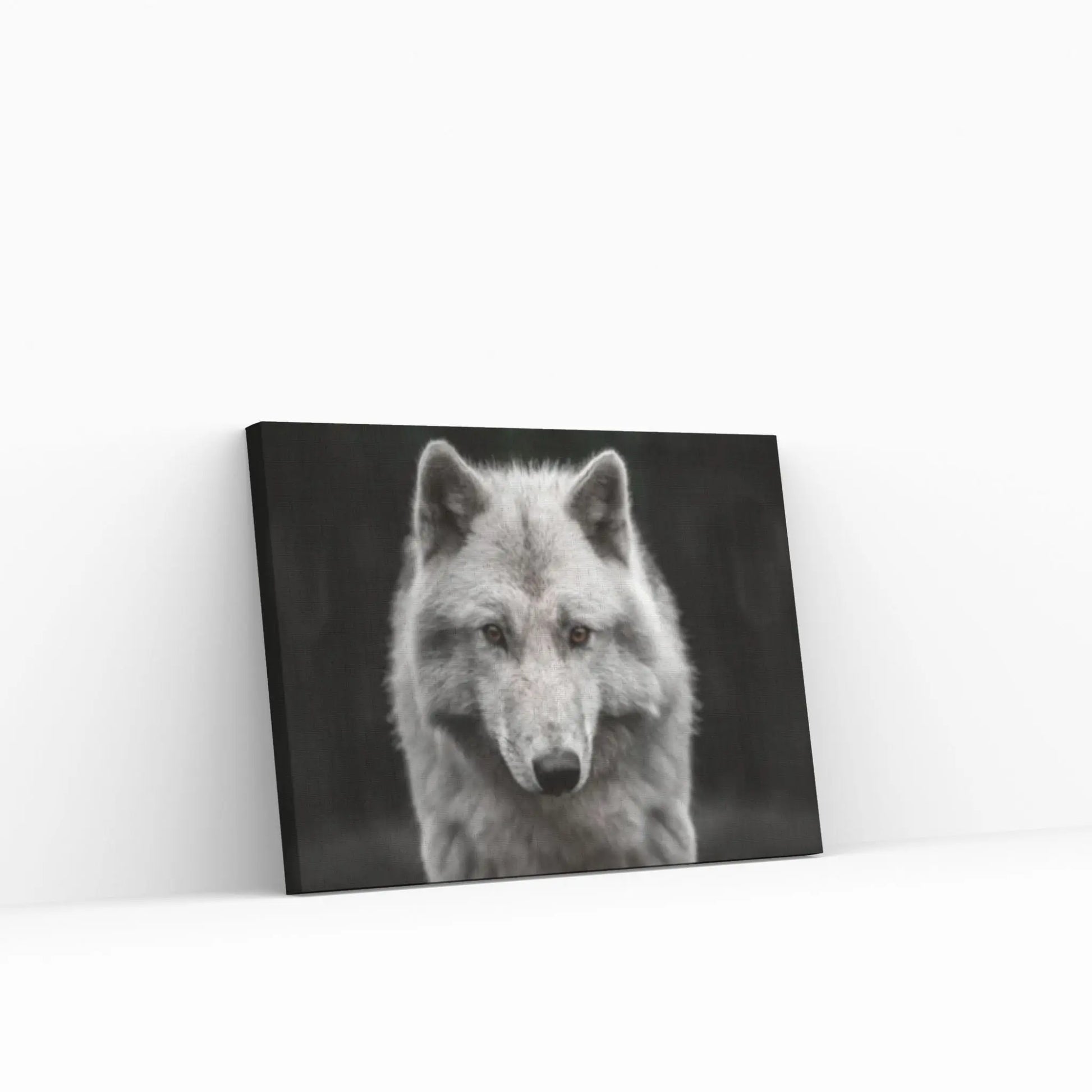 Grey Wolf Canvas Art Wolf Wall Art Grey Wolf Canvas Animal Wall Decor - Y Canvas