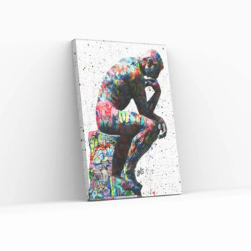 Banksy Graffiti Canvas, Banksy Graffiti Wall Art, Banksy Frame Graffiti Canvas, Banksy Famous Mural, Street Wall Art - Y Canvas