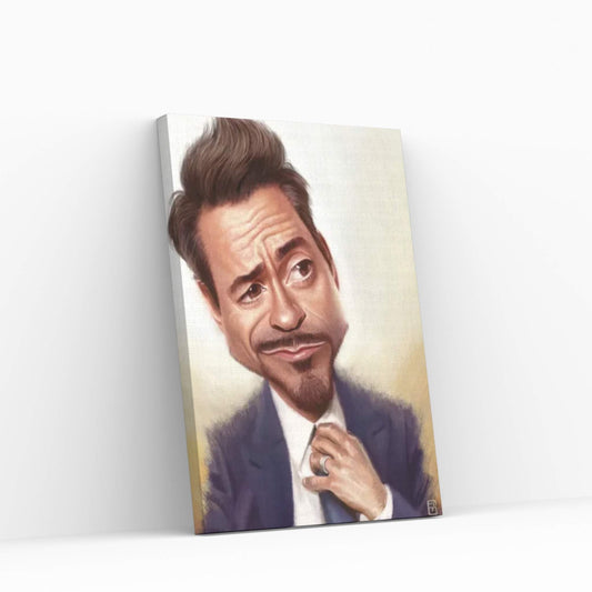 Robert Downey Jr. Canvas Wall Art - Y Canvas