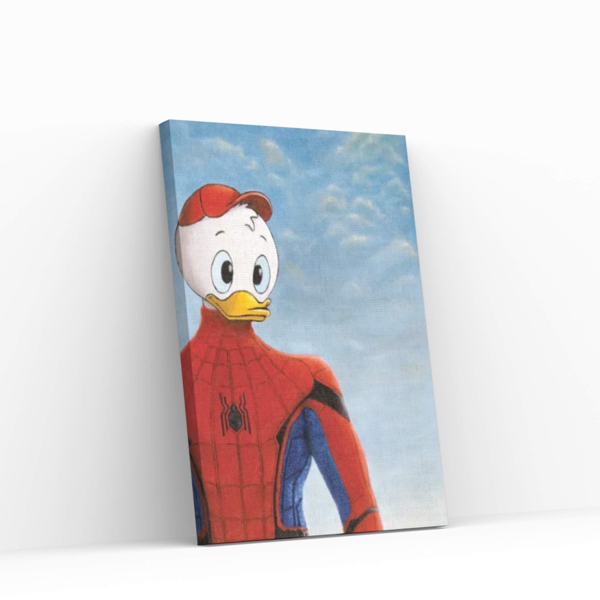 Spider-Duck Canvas Wall Art - Y Canvas