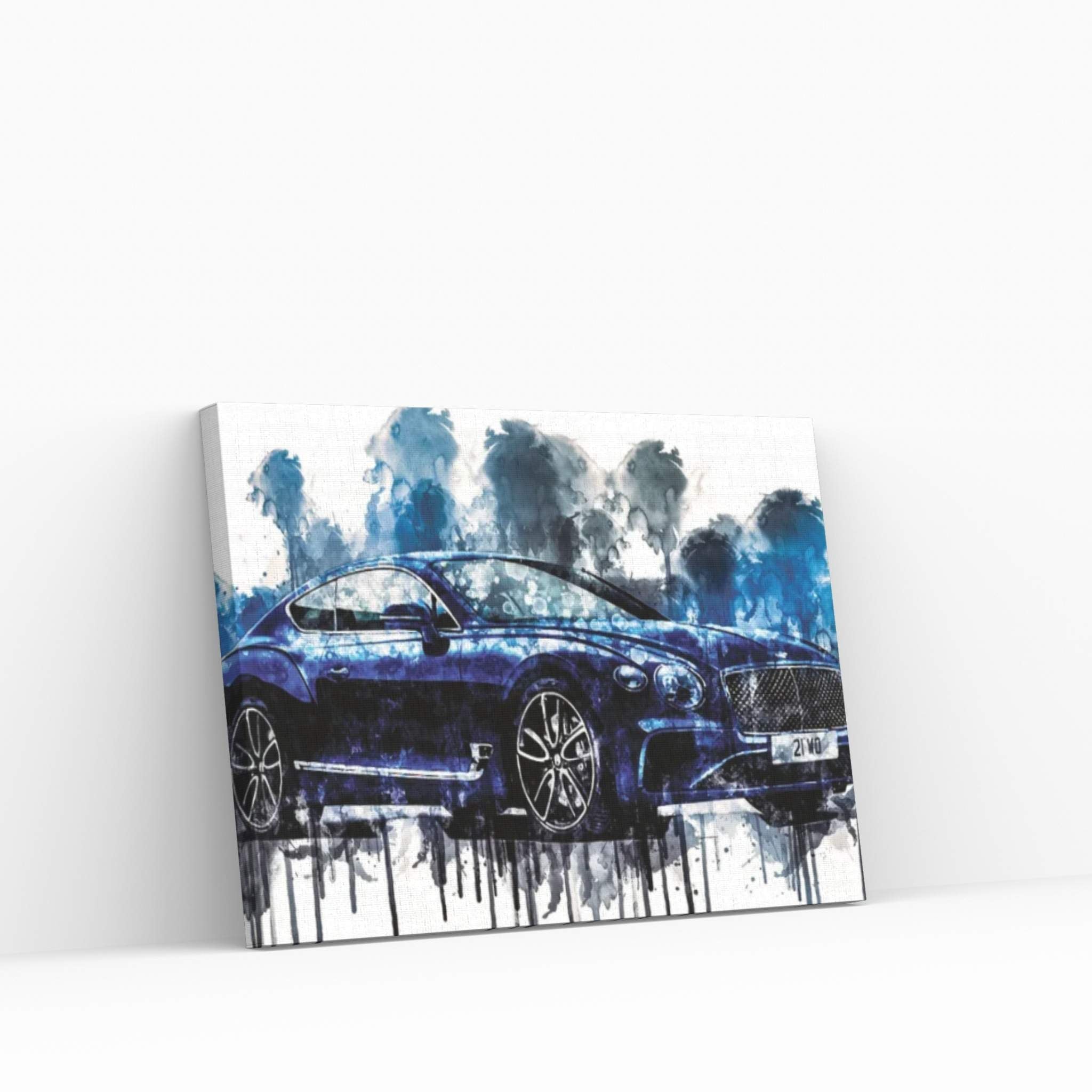 2017 Bentley Continental GT Canvas Wall Art - Y Canvas