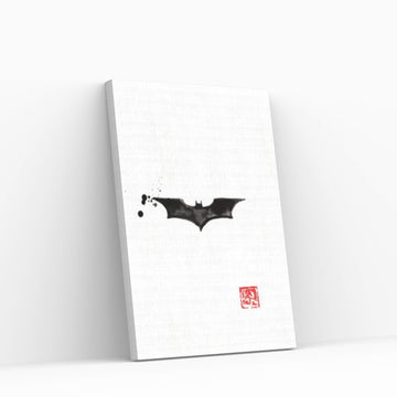 Batman Logo Canvas Wall Art - Y Canvas