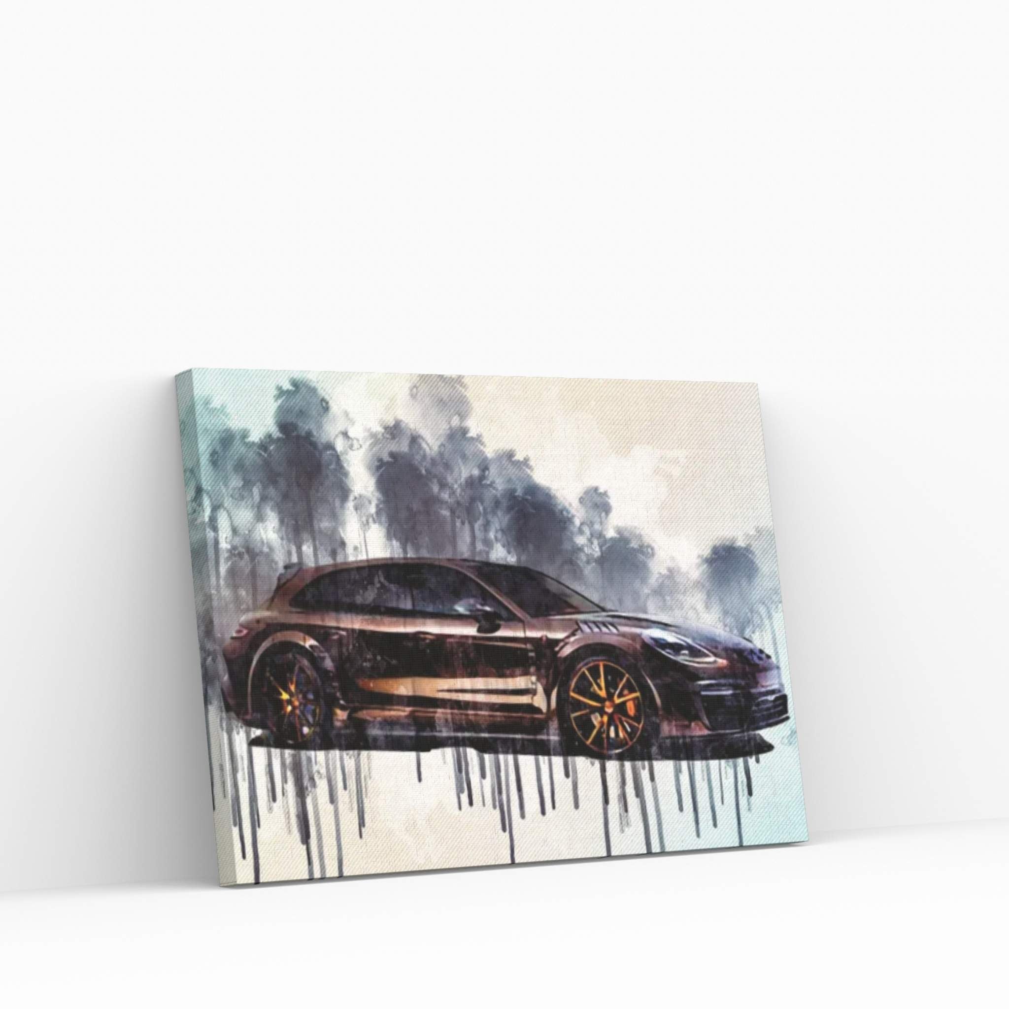 2018 Porsche Panamera Sport Turismo Canvas Wall Art - Y Canvas