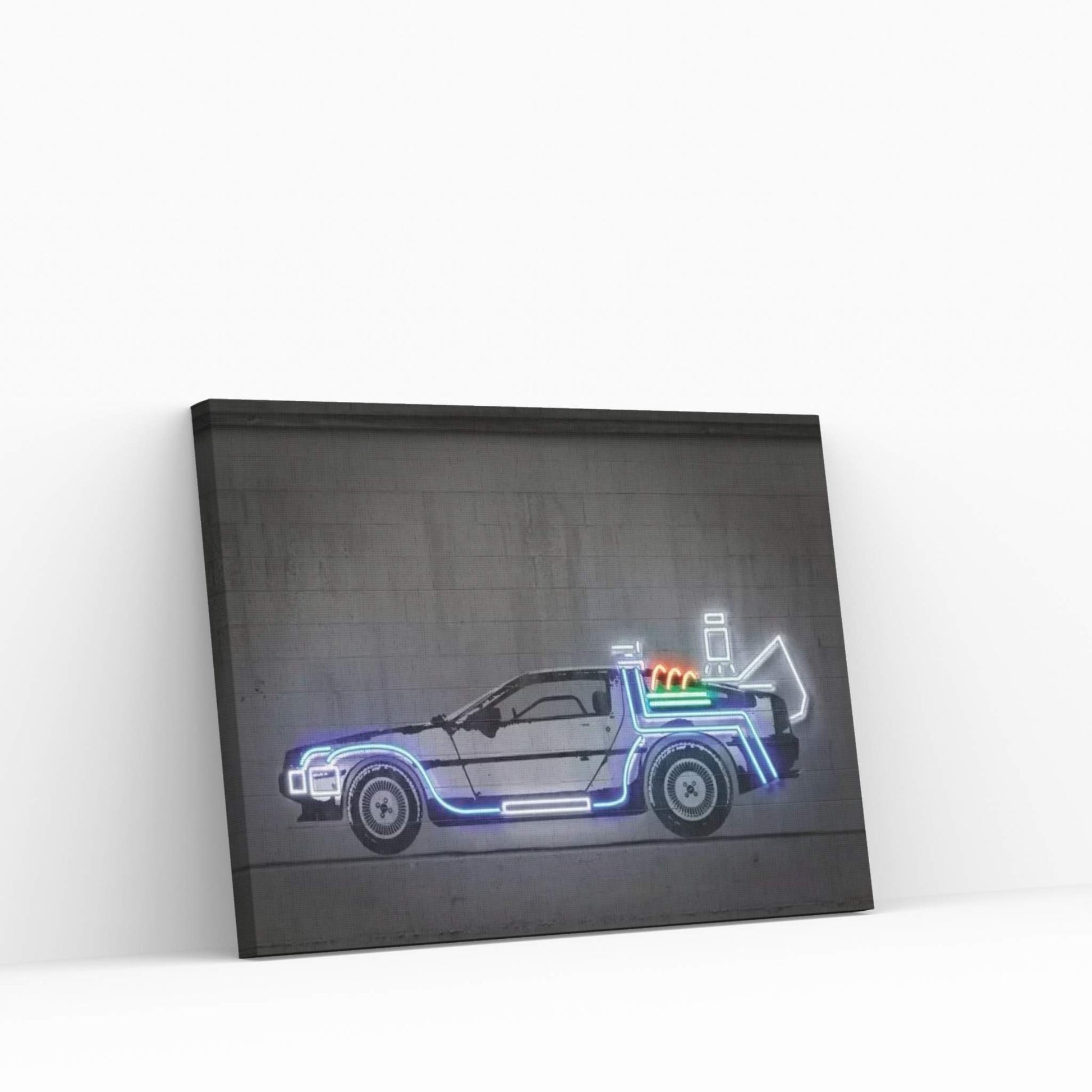 Delorean Canvas Wall Art - Y Canvas