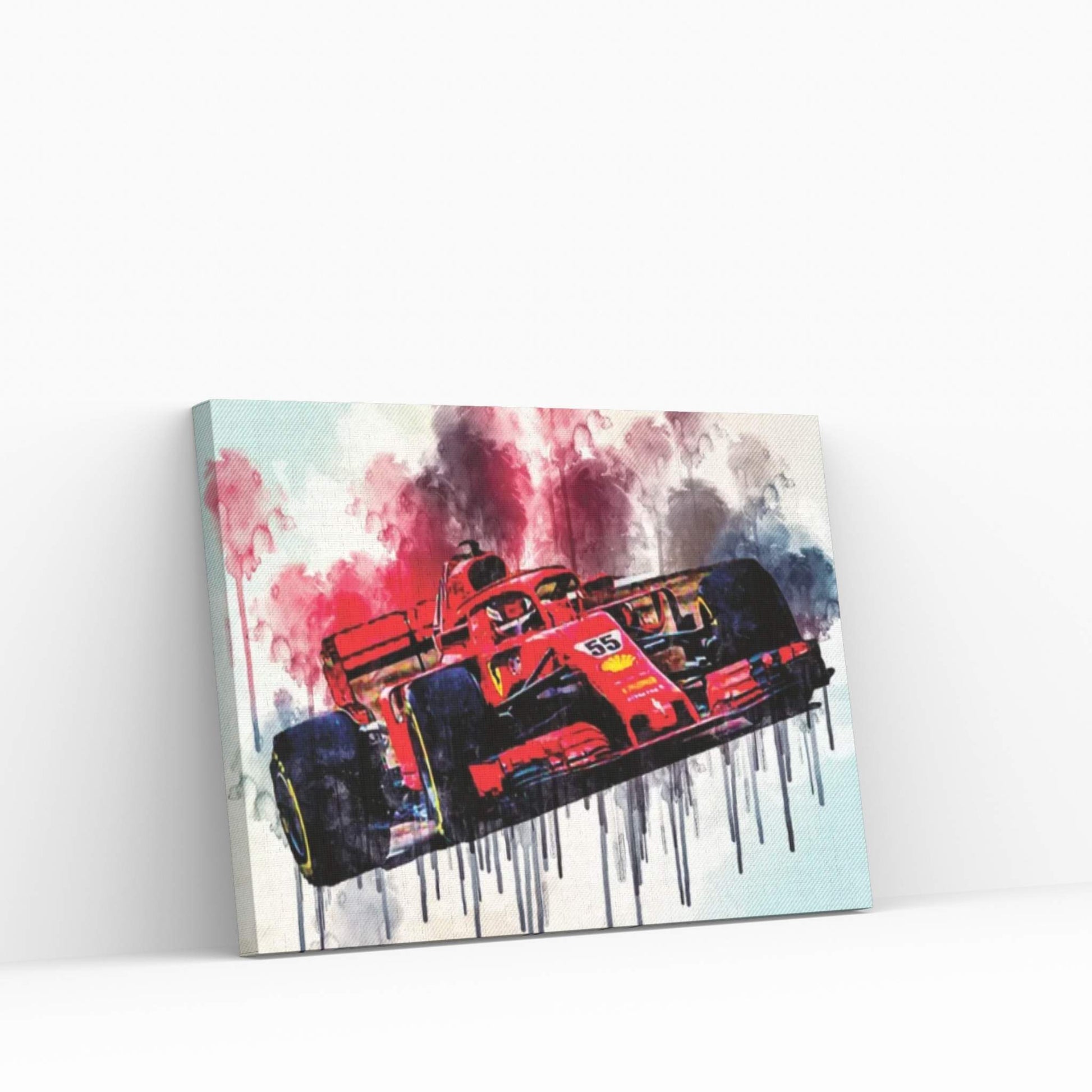 Ferrari Sf21 Carlos Sainz 2021 F1 Cars Formula 1 Ferrari Canvas Wall Art - Y Canvas