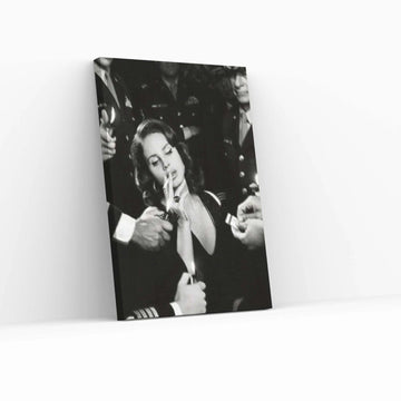 Lana Del Rey Smoke Cigarettes Music Poster Canvas Wall Art Home Decor - Y Canvas