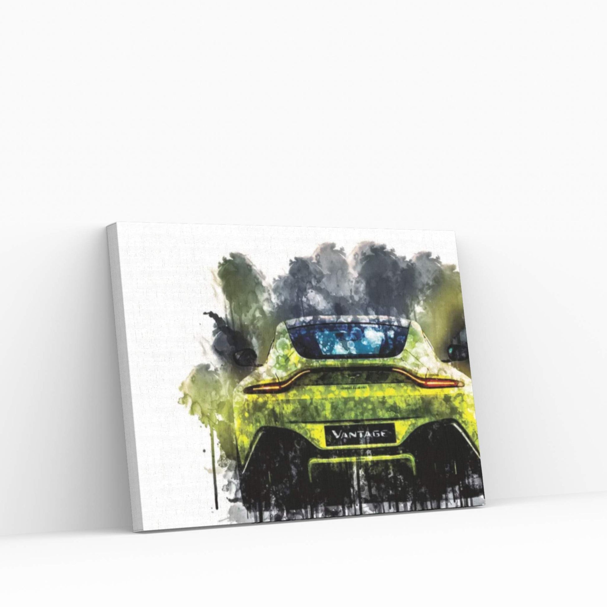 2018 Aston Martin Vantage Vehicle CCCLXIV Canvas Wall Art - Y Canvas