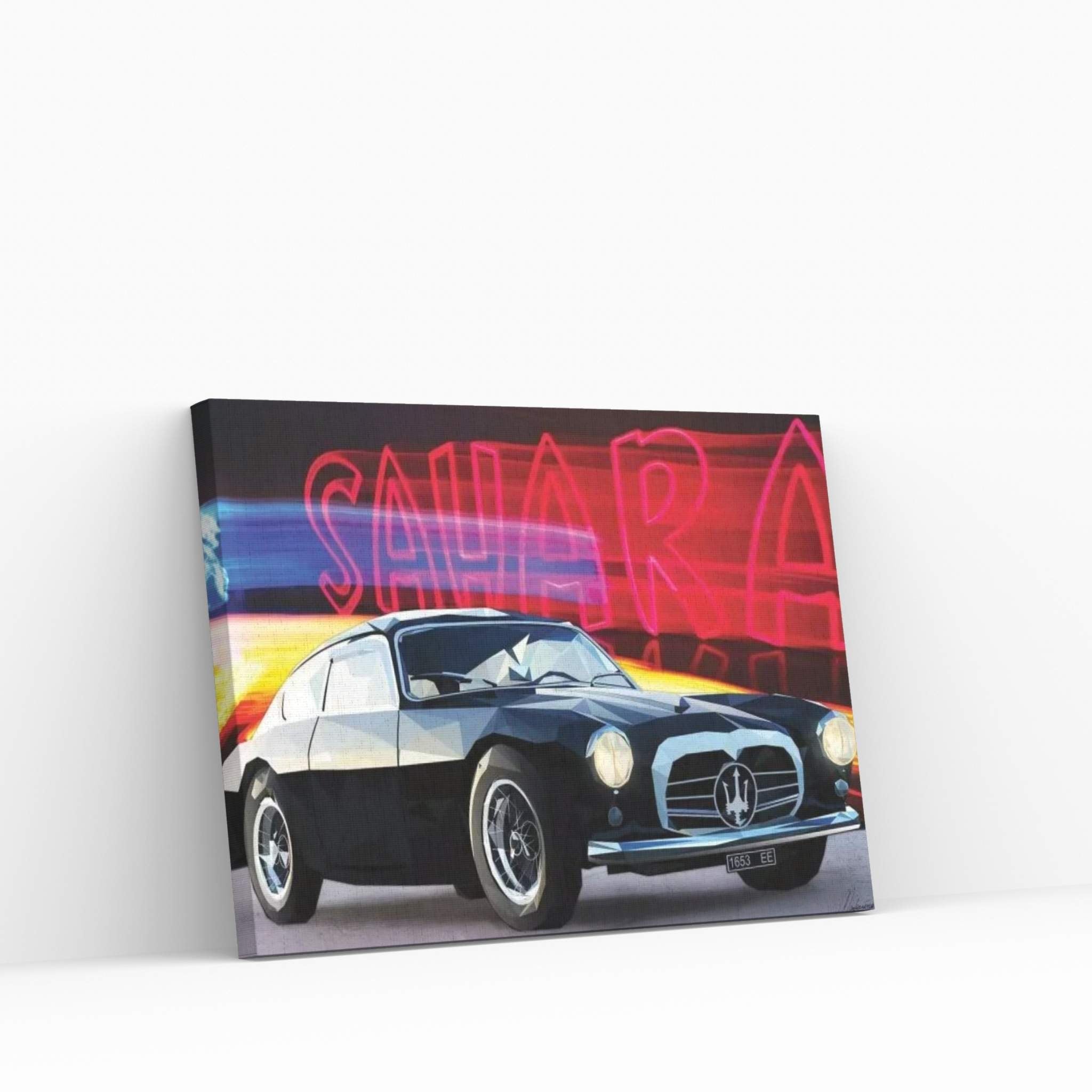 Le Noir Maserati Canvas Wall Art - Y Canvas