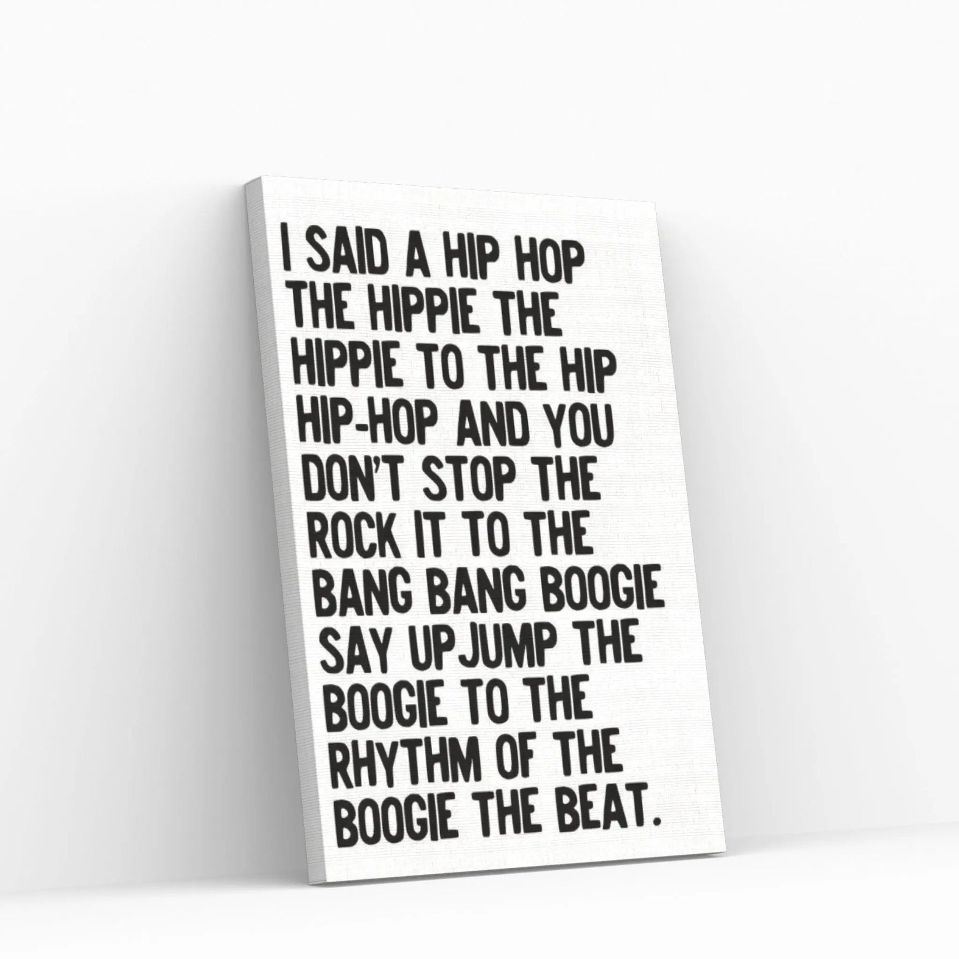 Rappers Delight Canvas Wall Art - Y Canvas