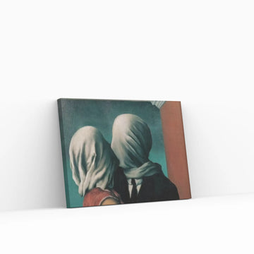 Rene Magritte Canvas Wall Art Poster, The Lovers Canvas, Rene Magritte the lovers Canvas, Rene Magritte Wall Art - Y Canvas