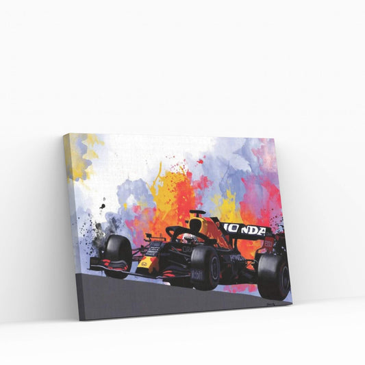 Verstappen's Racecar Canvas Wall Art - Y Canvas