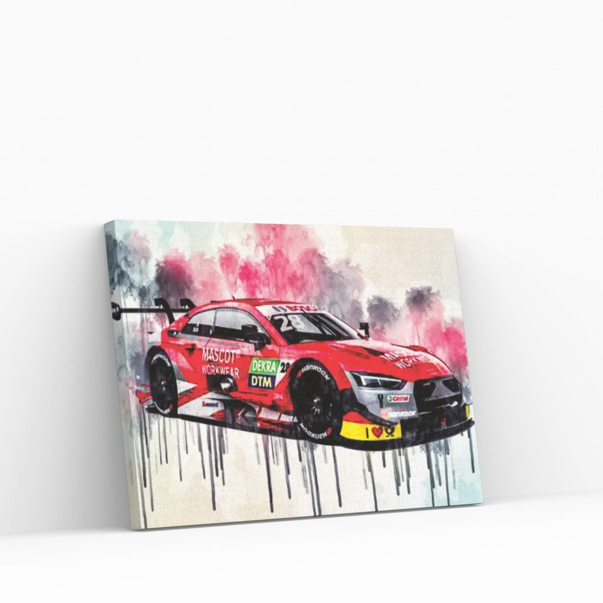 Audi Rs5 Dtm Loic Duval Racing Car Dtm Tuning Rs5 Canvas Wall Art - Y Canvas