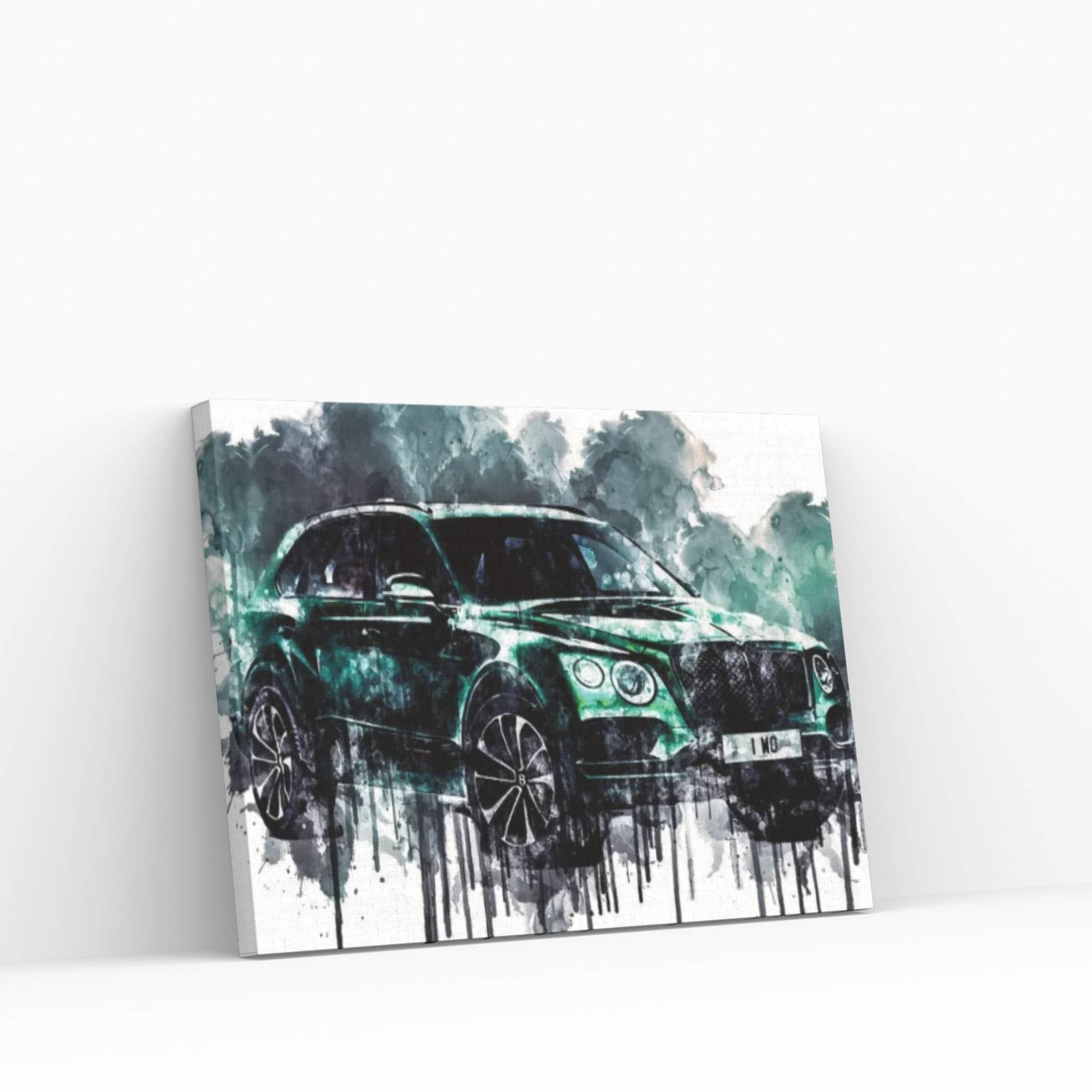 2018 Bentley Bentayga Inspired Canvas Wall Art - Y Canvas