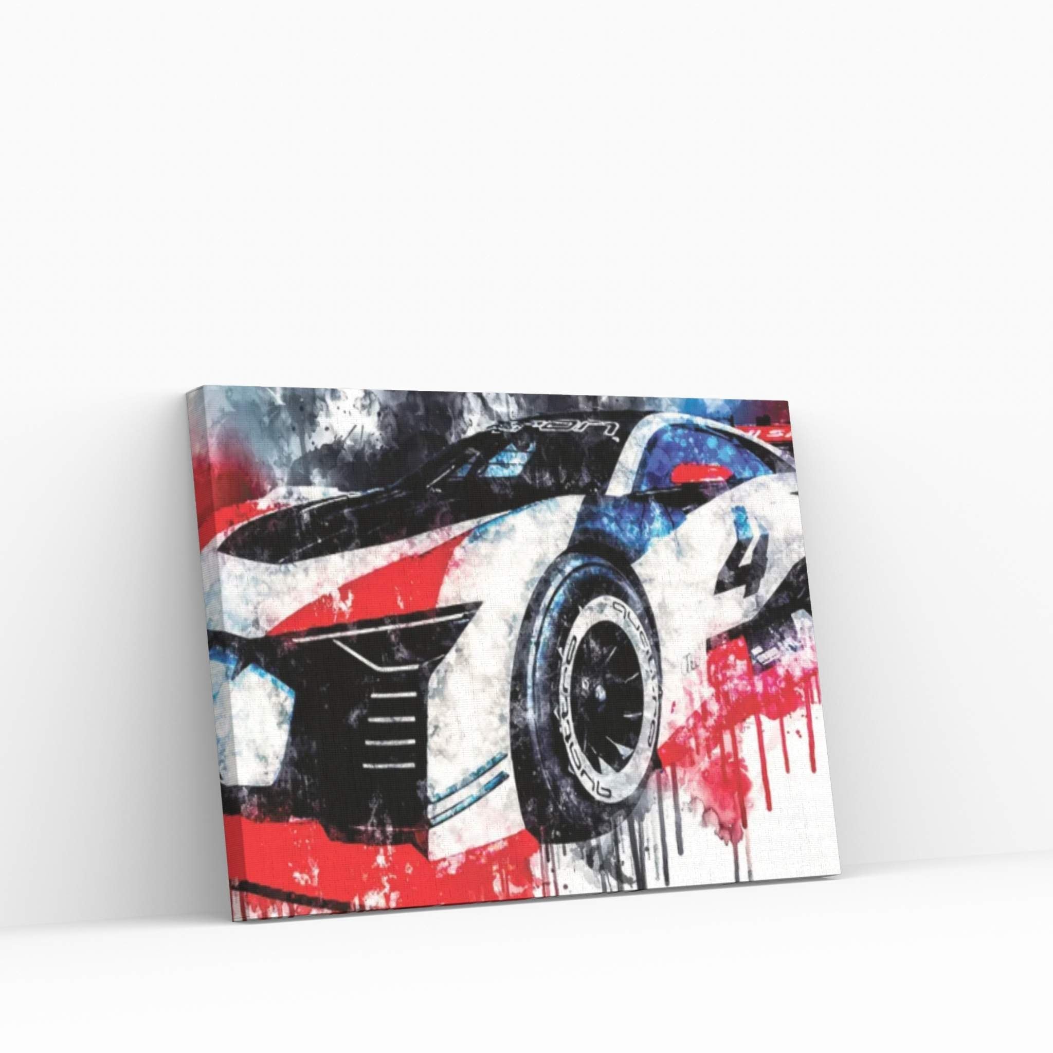 2018 Audi E Tron Vision Gran Turismo Vehicle CCCLXXIII Canvas Wall Art - Y Canvas