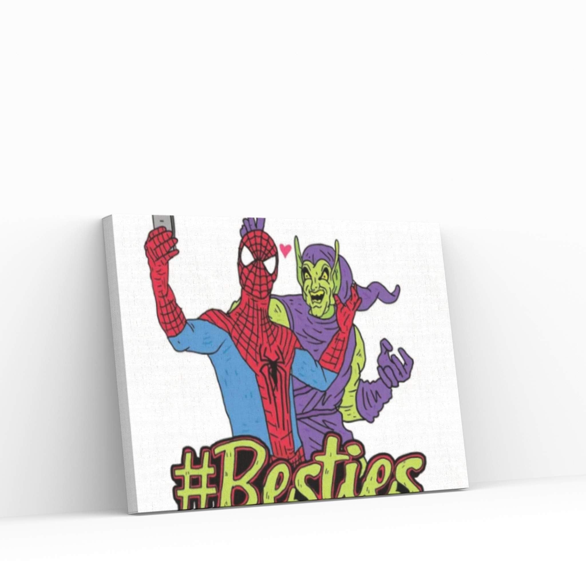 Spidey & Goblin Canvas Wall Art - Y Canvas