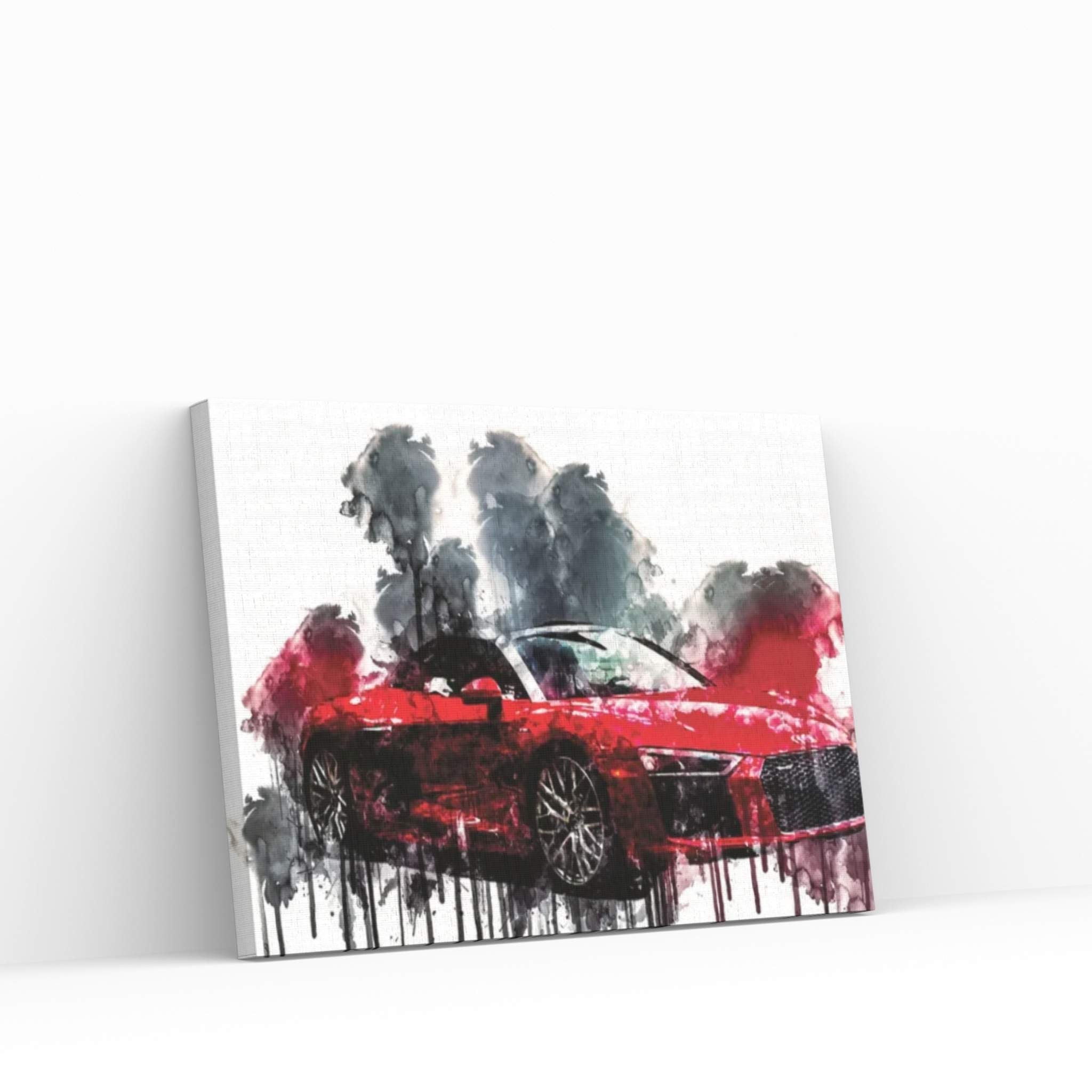 2018 Audi R8 Spyder V10 Plus Canvas Wall Art - Y Canvas