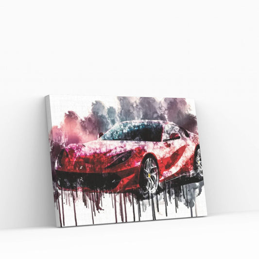 2017 Ferrari 812 Superfast Canvas Wall Art - Y Canvas