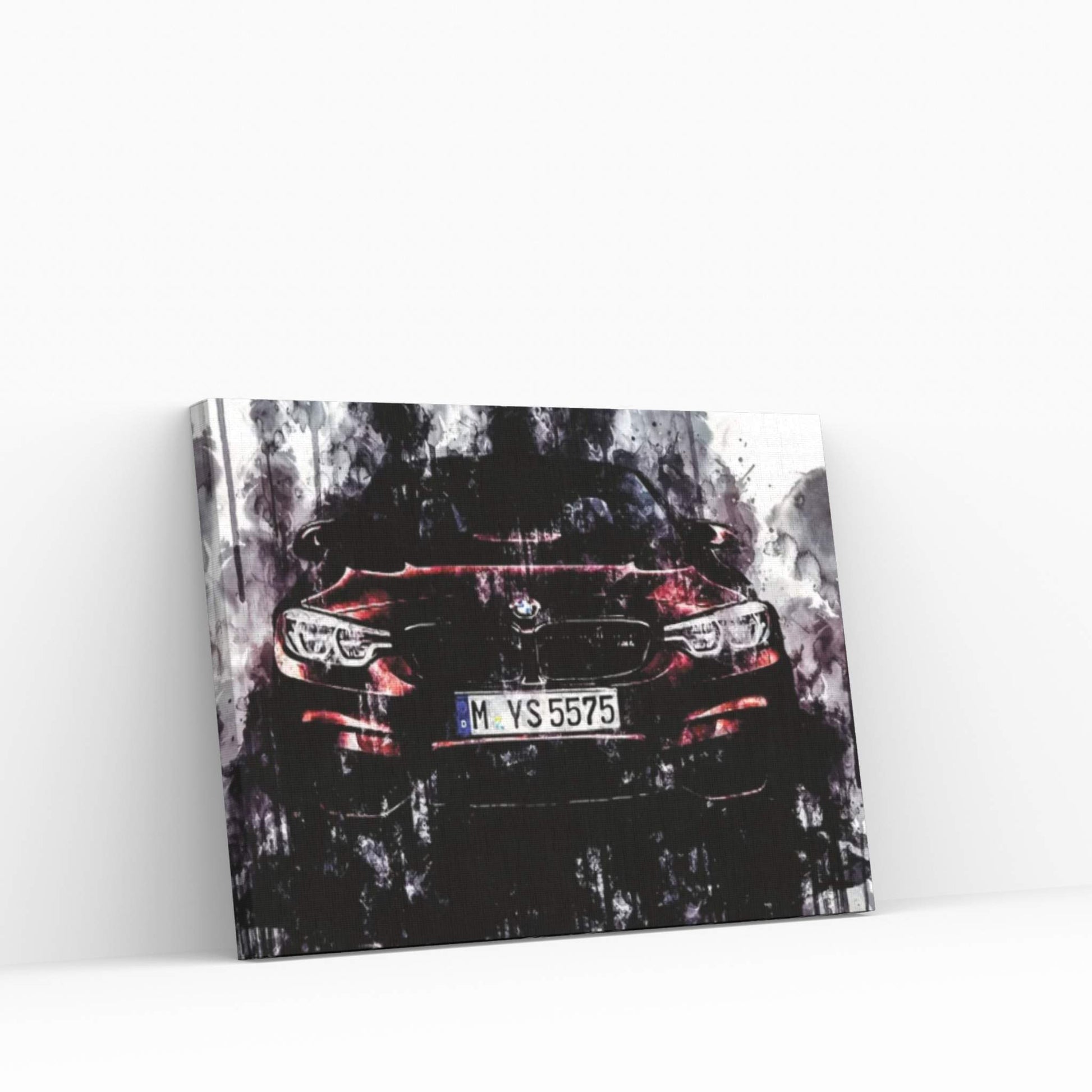 2018 BMW Series M4 Convertible Vehicle CCCLXXXVI Canvas Wall Art - Y Canvas