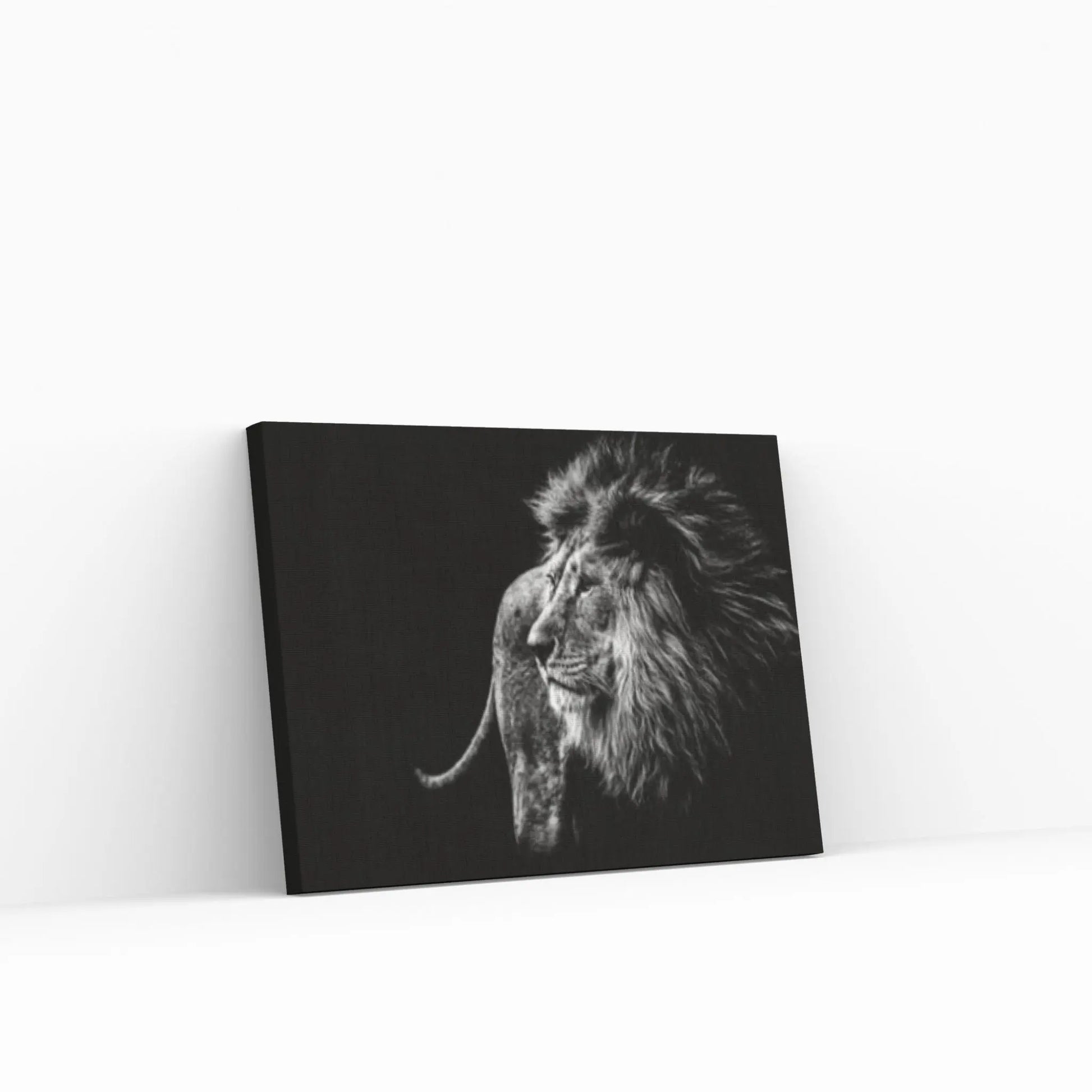 Lion Wall Art, Lion Canvas Art, Animal Wall Art, Canvas Wall Art,Animal wall art decor Large lion art - Y Canvas