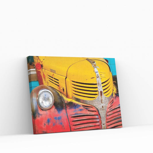 Primary Dodge Canvas Wall Art - Y Canvas