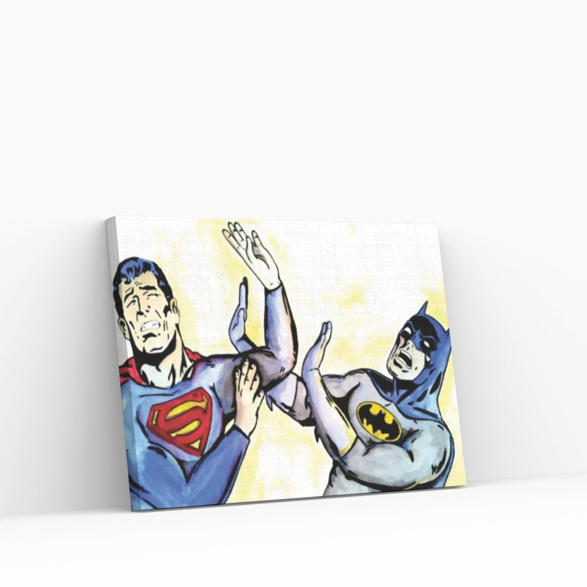 Super Sissies Slapfight Canvas Wall Art - Y Canvas