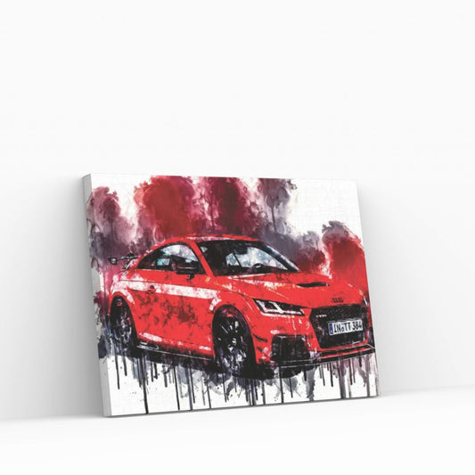 Audi TT RS Coupe 2018 Canvas Wall Art - Y Canvas