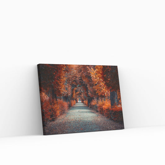 Autumn Landscape Canvas Wall Art Decor, Autumn Landscape Art Canvas, Forest Landscape Canvas Art - Y Canvas