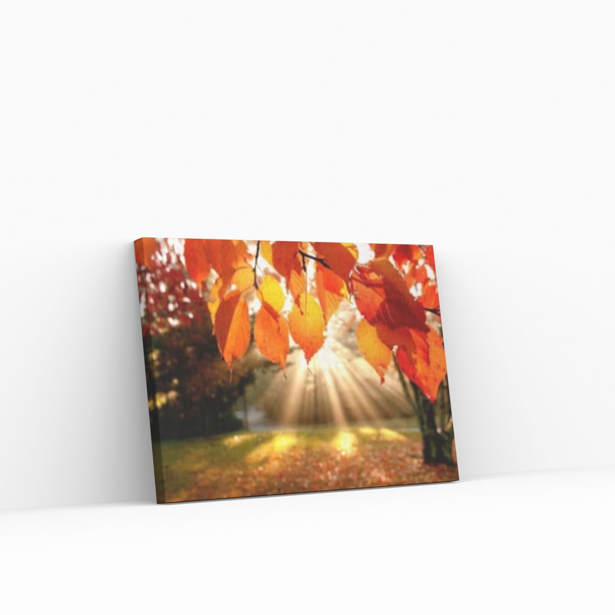 Autumn Leaves Canvas Wall Art, Printing Wall Art - Y Canvas