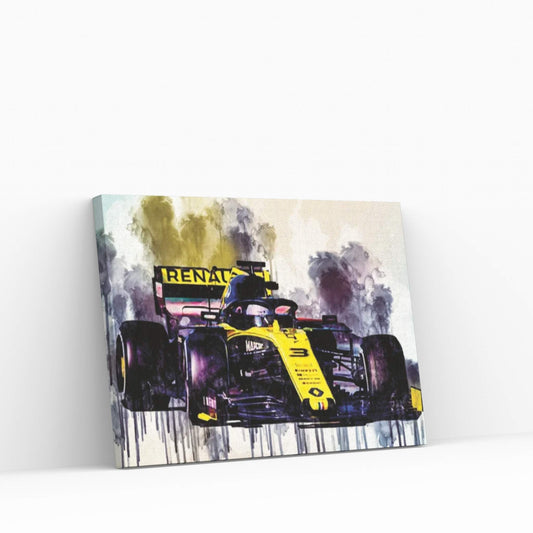 Daniel Ricciardo Renault Rs19 Raceway 2019 F1 Cars Formula 1 Canvas Wall Art - Y Canvas