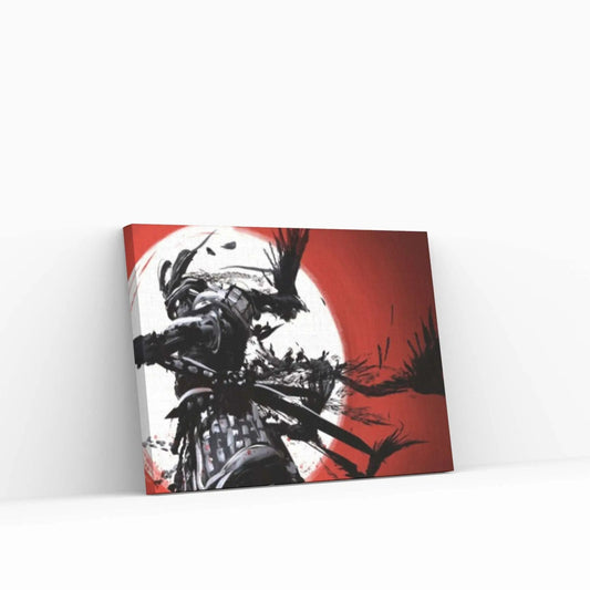 Samurai Warrior Print on Canvas - Y Canvas