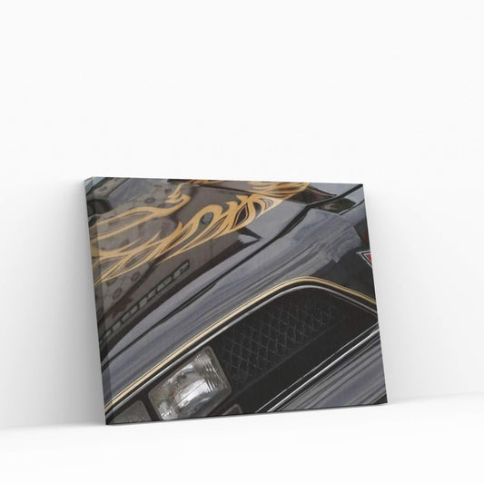 1978 Pontiac Trans Am, Front End Detail Canvas Wall Art - Y Canvas